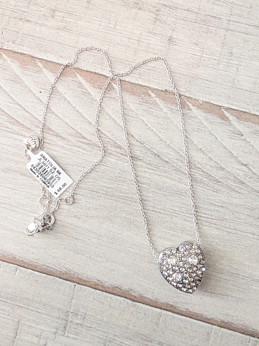 Brighton Anatolia Reversible Heart Necklace